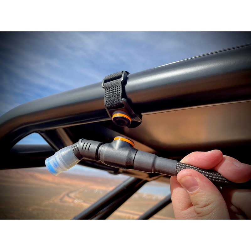 Fluidlogic Wave Stainless Steel Hydration Bottle w/Quick Release Universal Rollbar