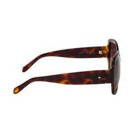 Fossil Women's FOS 3151/G/S Square Sunglasses, Havana, 58