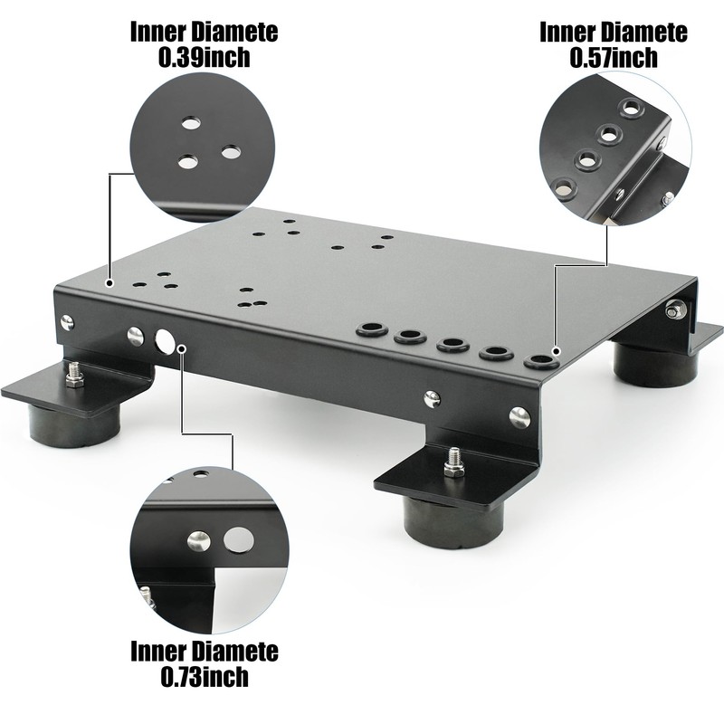 ZhuanYi Mr Pressure Washer Skid Plate Frame,10’’x 16’’ Skid Plate，Painted