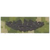 NAVY EMBROIDERED BADGE:  Submarine - Woodland - BC Patch - Cat No C7210