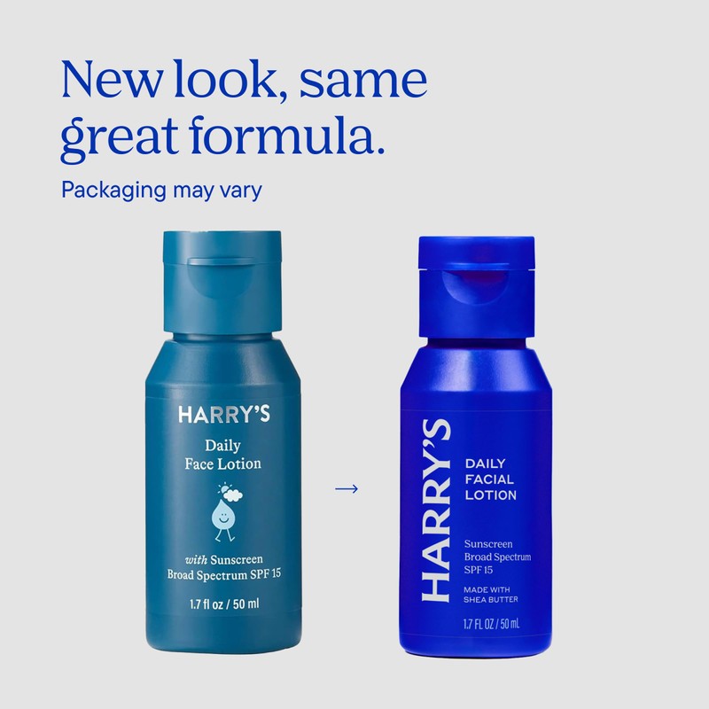 Harry's Face Lotion with SPF Face Moisturizer, 1.7 Fl Oz,