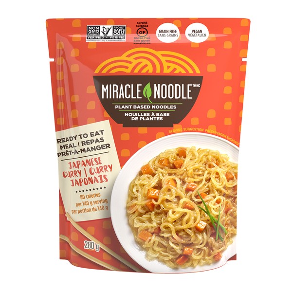 Miracle Noodle Ready To Eat Meal Japanese Curry Noodles 280g