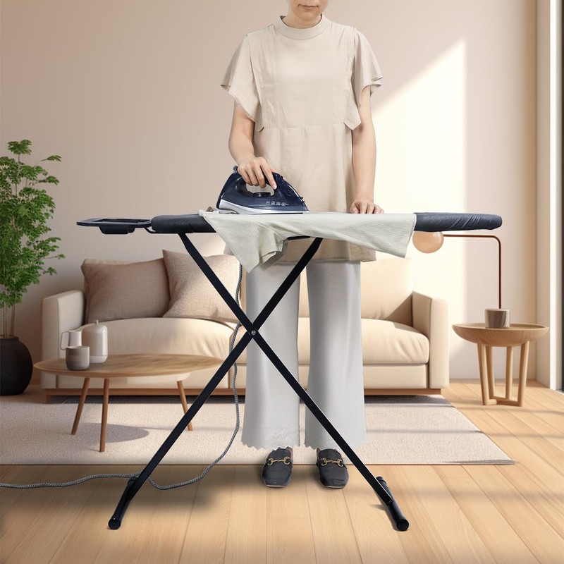 Duwee 12"x36" Ironing Board with Heat Resistant Cover and Thicken