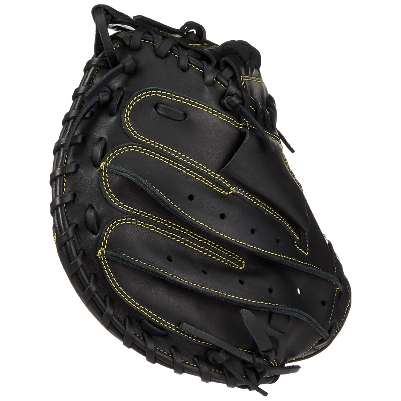 Zett BRCB35512 Soft Baseball Catcher's Mitt, Soft Steer for Catchers,
