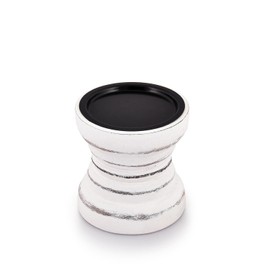 BHAVATU Farmhouse Rustic Wood Candle Holder, Holder for Special Ocassion, Home Décor, Ideal Gifts, Wedding, Parties Decorations, Candle Stick Holders (4" X 4" X 4" Inches)