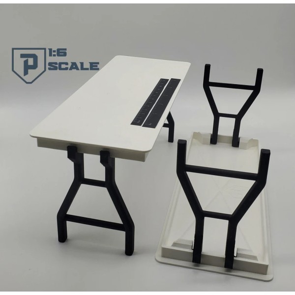 1:6 Scale Folding Table 3D Print Miniature Prop Action Figure