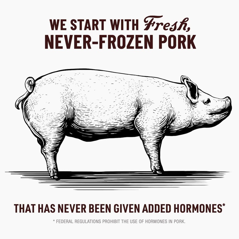 Duke's Pork Original Smoked Shorty Sausages, 7g Protein Per Serving,