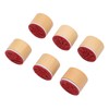 12Pcs Birthday Stamps Wooden Handle Assorted Style Clear Pattern Wooden