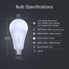 Feit Electric LED Three-Color Selectable Intellibulb - A23 with an