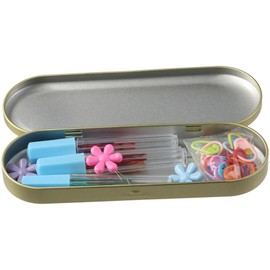 diyhub 48 PCS Assorted Yarn Needle Bent Tapestry Needles,3 Sizes Knitting Needles with 20 Stitch Markers Box for Knitting Crochet