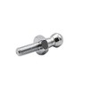 2 pcs10mm BALL STUD BOLT M6 thread Silver for gas