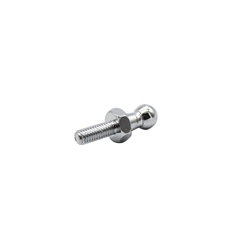 2 pcs10mm BALL STUD BOLT M6 thread Silver for gas