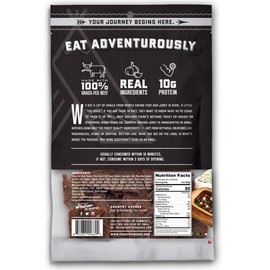 Country Archer Beef Jerky By, 100% Grass-Fed, Gluten Free, Original, 7 Ounce