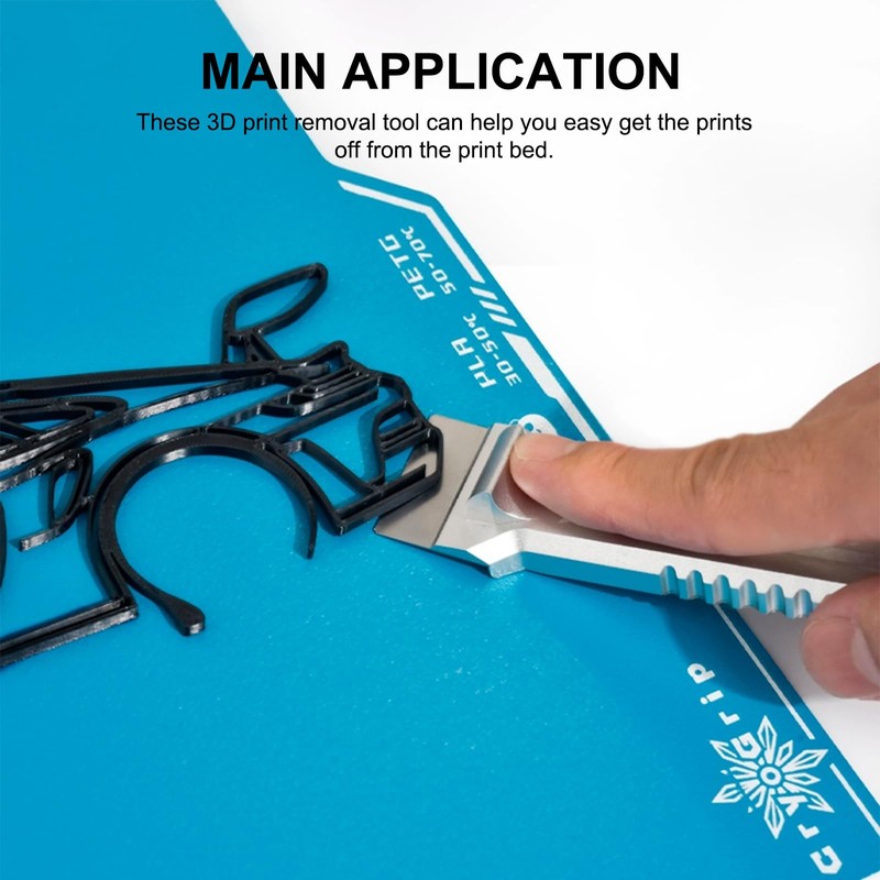 Universal 3D Printer Scraper Tool Kit with 3 Replaceable SK5