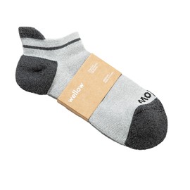 Wellow Ankle Socks for Men & Women – Breathable Aerolite Knit, 360° Compression, Ultra-Soft Made with Viscose from Bamboo – Perfect for Travel, Gym & Everyday Wear, LR, Shadow Twist Aerolite