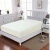 Egyptian Cotton 30cm Extra Deep Fitted Sheet T-200 Thread Count Luxury Hotel Quality Non - Iron Single Double King Super King (Cream, King)