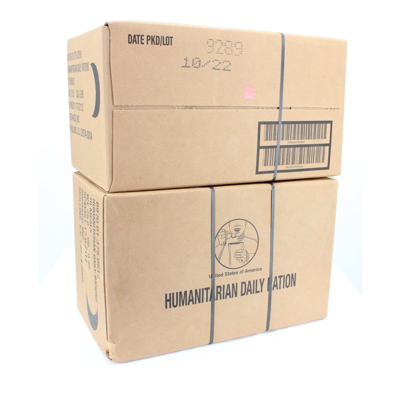 2 Case HUMANITARIAN DAILY RATION MRE - RANDOM MENU -