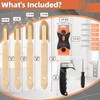 6 Pcs Caulk Tool Set-Multi-Purpose Silicone Caulking Tool Kit with