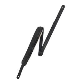 Levy's Leathers The Reiner Series Deluxe Saddle Style Strap; Florentine Black Leather (M11BGVDX-BLK)