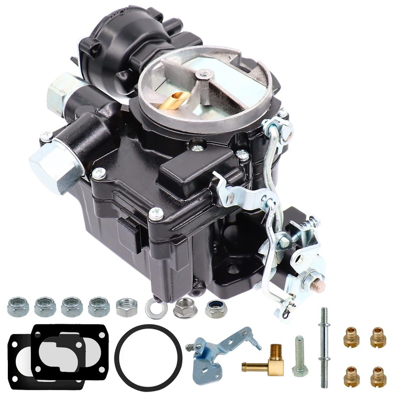 NENKUTEN Marine Carburetor 2 Barrel Carb for Mercruiser 3.0L/2.5L Electric
