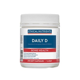 Ethical Nutrients Daily D (Vitamin D3 1000 IU) 270 Tablets / 에티컬뉴트리언트 데일리D(비타민D3 1000IU) 270정