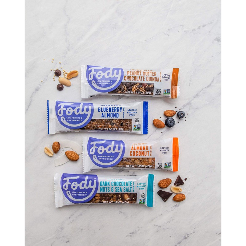 Fody Foods Snack Bars, Dark Chocolate Nuts & Sea Salt,