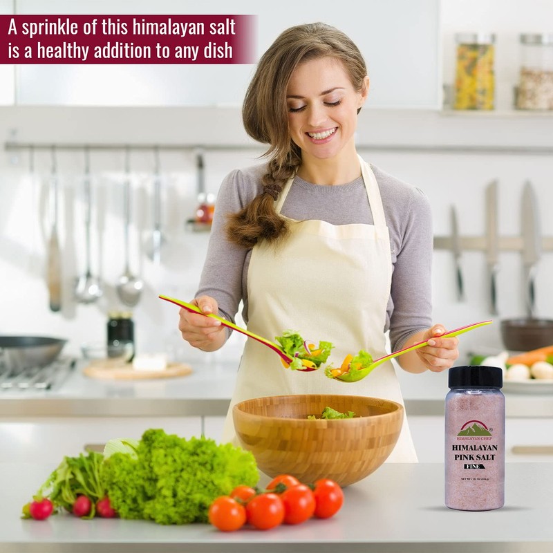 Himalayan Chef Pink Salt Shaker-12.50oz/Each, 9.37 Lbs