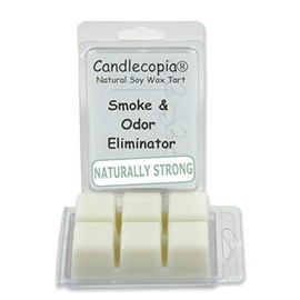 Candlecopia Smoke & Odor Eliminator Strongly Scented Hand Poured Vegan Wax Melts, 12 Scented Wax Cubes, 6.4 Ounces in 2 x 6-Packs