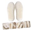 TOVINANNA 4 Pairs Wool Boot Insoles Women Warm Inserts Sole