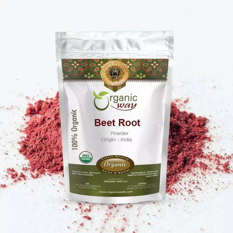 Organic Way Premium Quality Beet Root Powder - USDA &