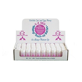 E-Z MIX 70002 2 oz. Touch-Up Bottle, 50 Pack