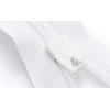 YKK Bed Linen Zip in White, Not Separable, 155 cm,