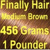 Finally Hair Building Fibers, 456 Grams, 1 Pound Refill. Use