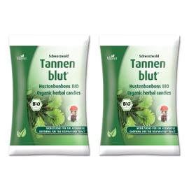 Hubner Tannenblut Herb Filled Organic Candies for Cough, 2.6 Ounce Bag with Approximately 15 Pieces, 2-Pack