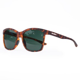 Rectangle Retro Vintage Sunglasses for Men & Women, Classic Non-slip Brown Tortoise Frame Eyewear with Wide Temple, 100% UV Protection Non-Polarized Dark Green Lens Sunglasses