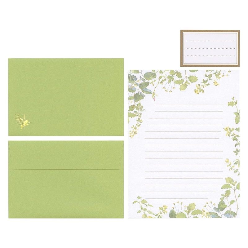 Wrap Letter Set Gentle Green TL0A8