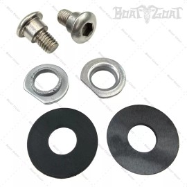 MotorGuide X3 Rear Hardware Kit - Bow Mount Shoulder Bolts + Bushings -8M0089427