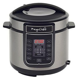 6 Quart Digital Pressure Cooker with 14 Pre-set Multi Function Features
