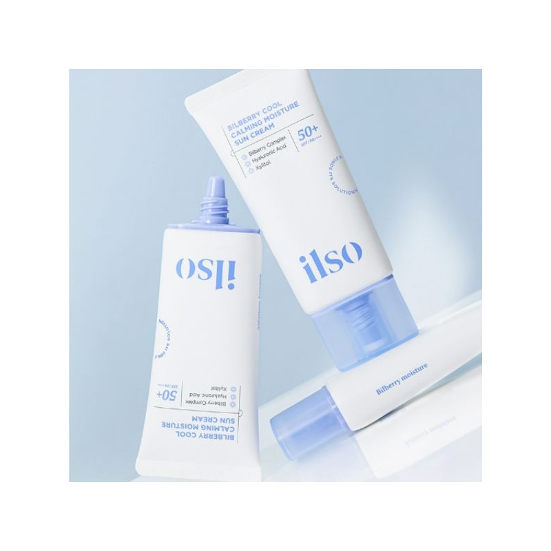 ILSO Bilberry Cool Calming Moisture Sun Cream 50ml
