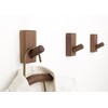 Ditind 3 Pack Wood Wall Hooks Hat Rack, Wooden Coat