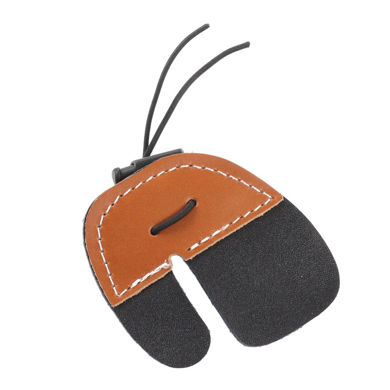 3pcs Archery Finger Tabs Thickened Double Layer PU Leather Archery