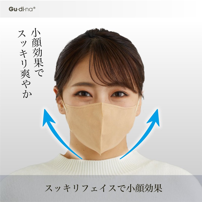 青山通商 グディナ 快適マスク立体 ローズ30枚入