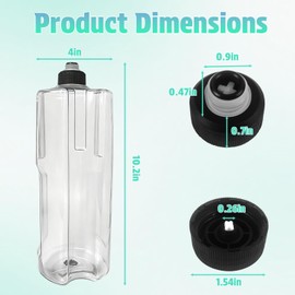 Duomimile 440012802 Clean Water Tank w/Lid Fit for Hoover Powerdash