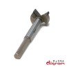 digram dm20017 Forstner Bit (Blade Diameter 1.4 inches (35 mm)