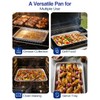 50Pcs Broiler Pans for BBQ Grill, 9x13 Grill Pan Liners