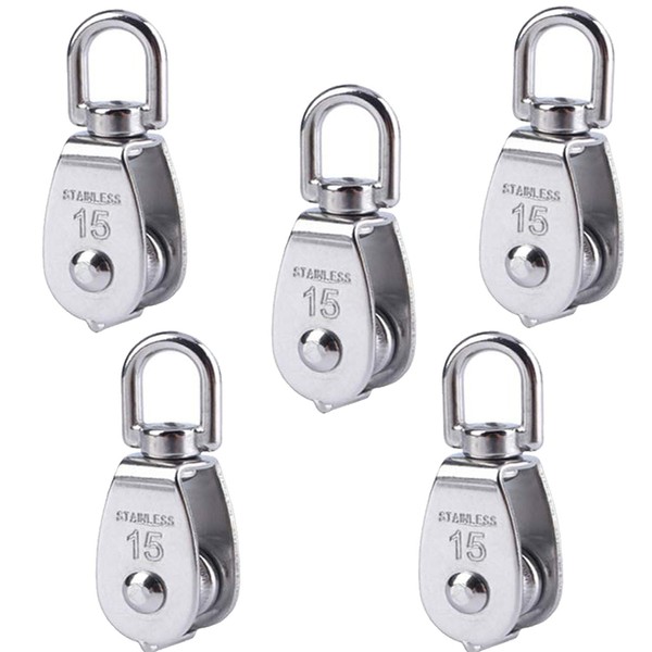 M15 Single Pulley Snatch Block Lifting Crane Swivel Hook Single