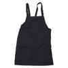Kitchen Apron Black Apron Polyester Pockets Adjustable Strap Unisex Apron
