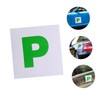 iplusmile 2pcs Car p Sign Sticker for Drivers and Vehicle