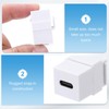 MECCANIXITY USB C Key-Stone Jack Inserts, Type-C Female to Female