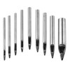 HARFINGTON 9pcs Oval Hole Punch Set 2mm Leather Hollow Cutter
